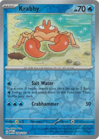Krabby [Reverse Holo]