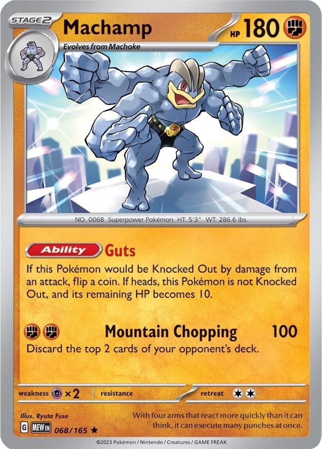 Scarlet & Violet 151 Machamp [Holo] Pokémon card