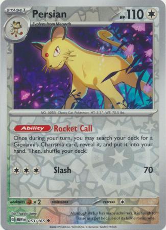 Persian [Reverse Holo]