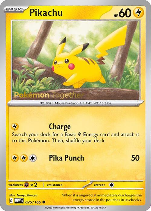 Scarlet & Violet 151 Pikachu [Pokemon-Together] Pokémon card