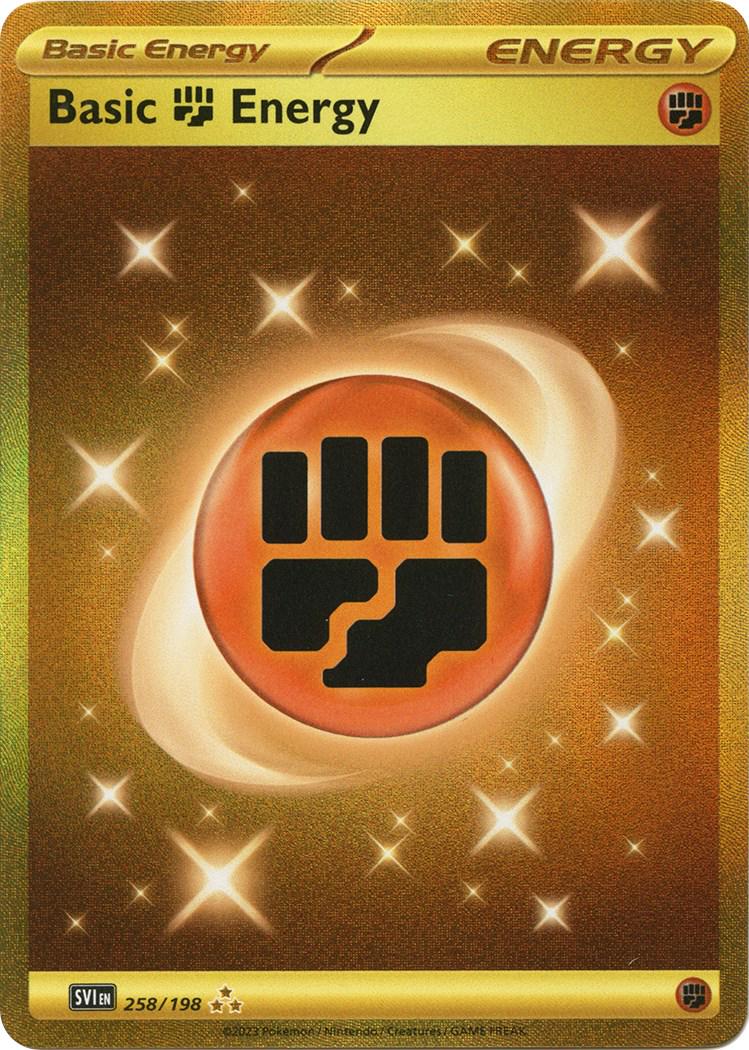 Scarlet & Violet Energy Basic Fighting Energy Pokémon card