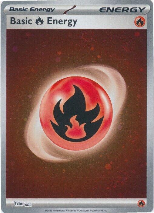 Scarlet & Violet Energy Basic Fire Energy [Cosmos-Holo] Pokémon card