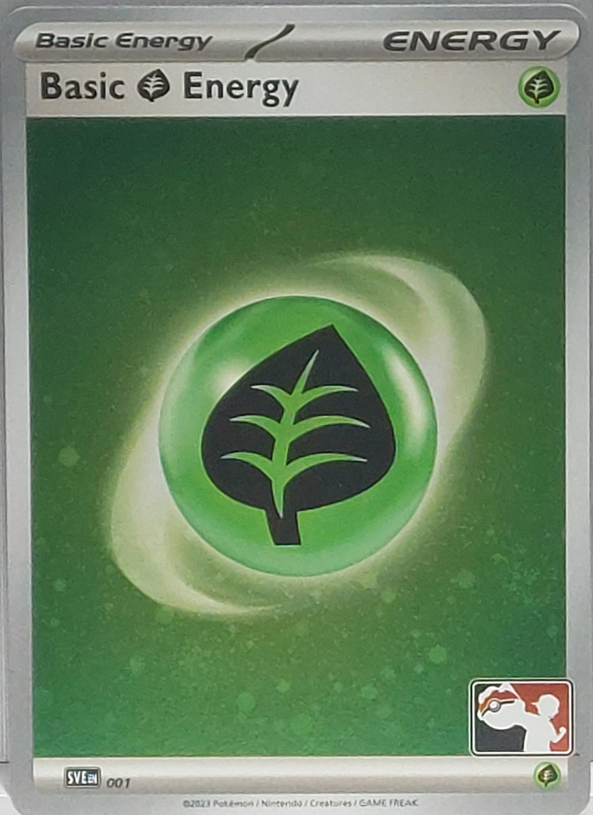 Scarlet & Violet Energy Basic Grass Energy [Cosmos-Holo-Prize-Pack] Pokémon card