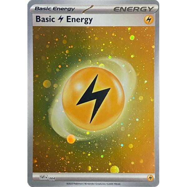 Scarlet & Violet Energy Basic Lightning Energy [Cosmos-Holo] Pokémon card