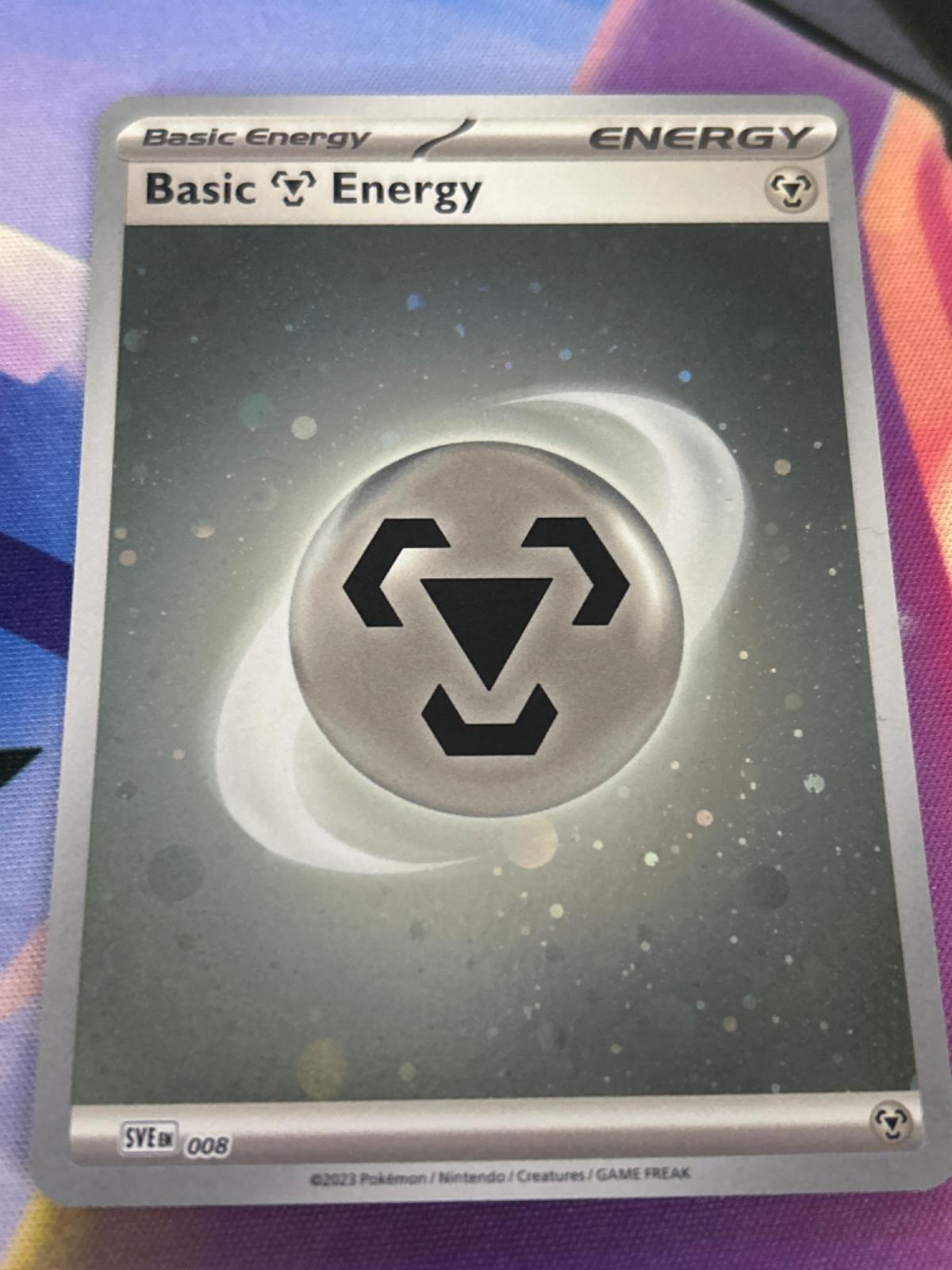 Scarlet & Violet Energy Basic Metal Energy [Cosmos-Holo] Pokémon card