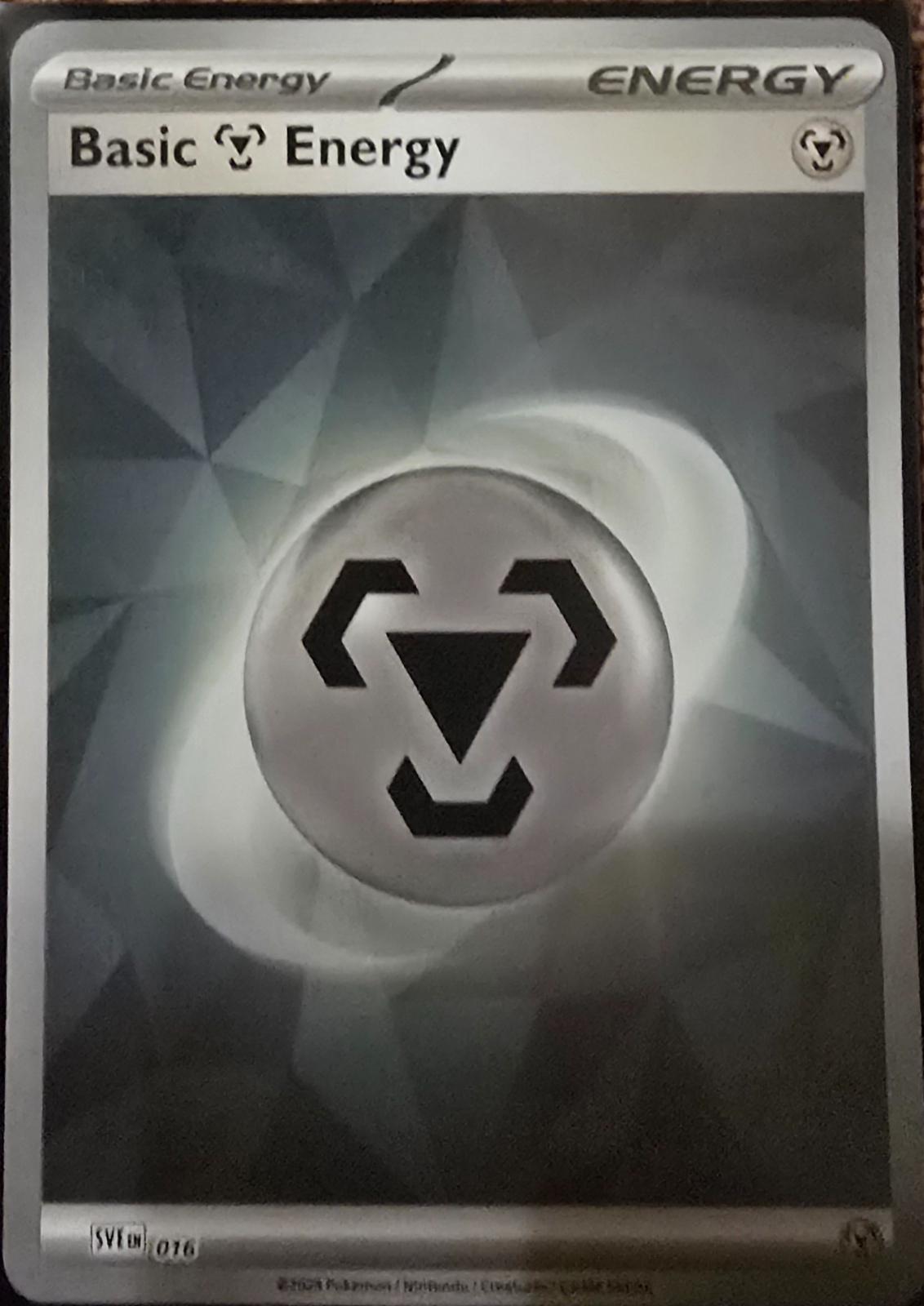 Scarlet & Violet Energy Basic Metal Energy [Holo] Pokémon card