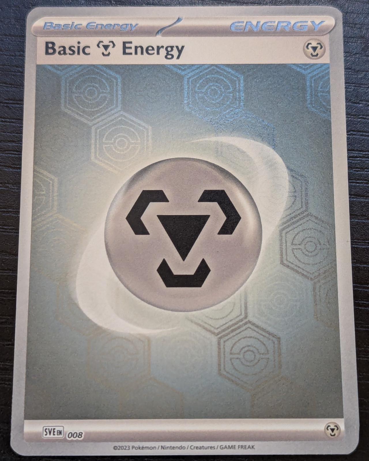 Scarlet & Violet Energy Basic Metal Energy [Holo] Pokémon card