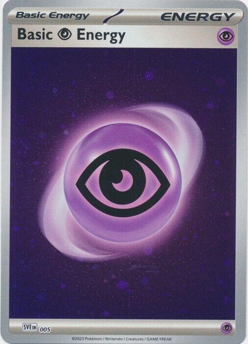 Scarlet & Violet Energy Basic Psychic Energy [Cosmos-Holo] Pokémon card