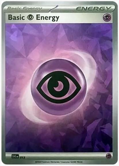 Scarlet & Violet Energy Basic Psychic Energy [Holo] Pokémon card