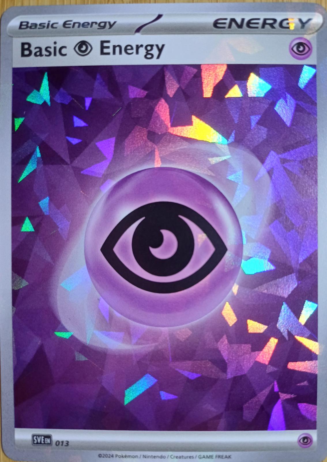 Scarlet & Violet Energy Basic Psychic Energy [Ice-Cracked] Pokémon card
