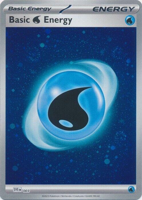 Scarlet & Violet Energy Basic Water Energy [Cosmos-Holo] Pokémon card
