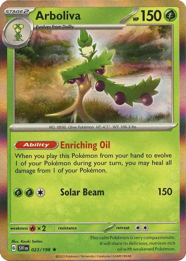 Scarlet & Violet Arboliva [Holo] Pokémon card