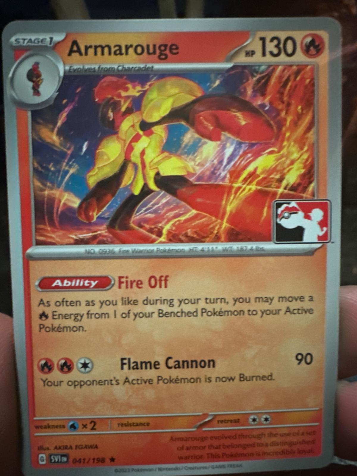 Scarlet & Violet Armarouge [Prize-Pack] Pokémon card