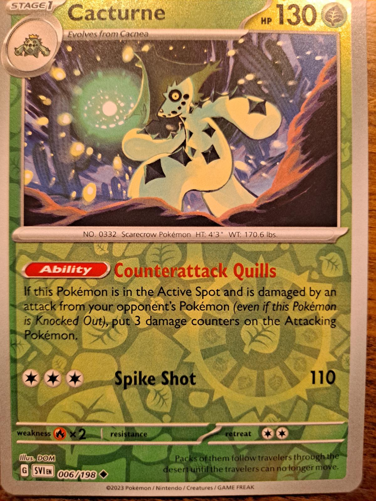 Cacturne [Reverse Holo]