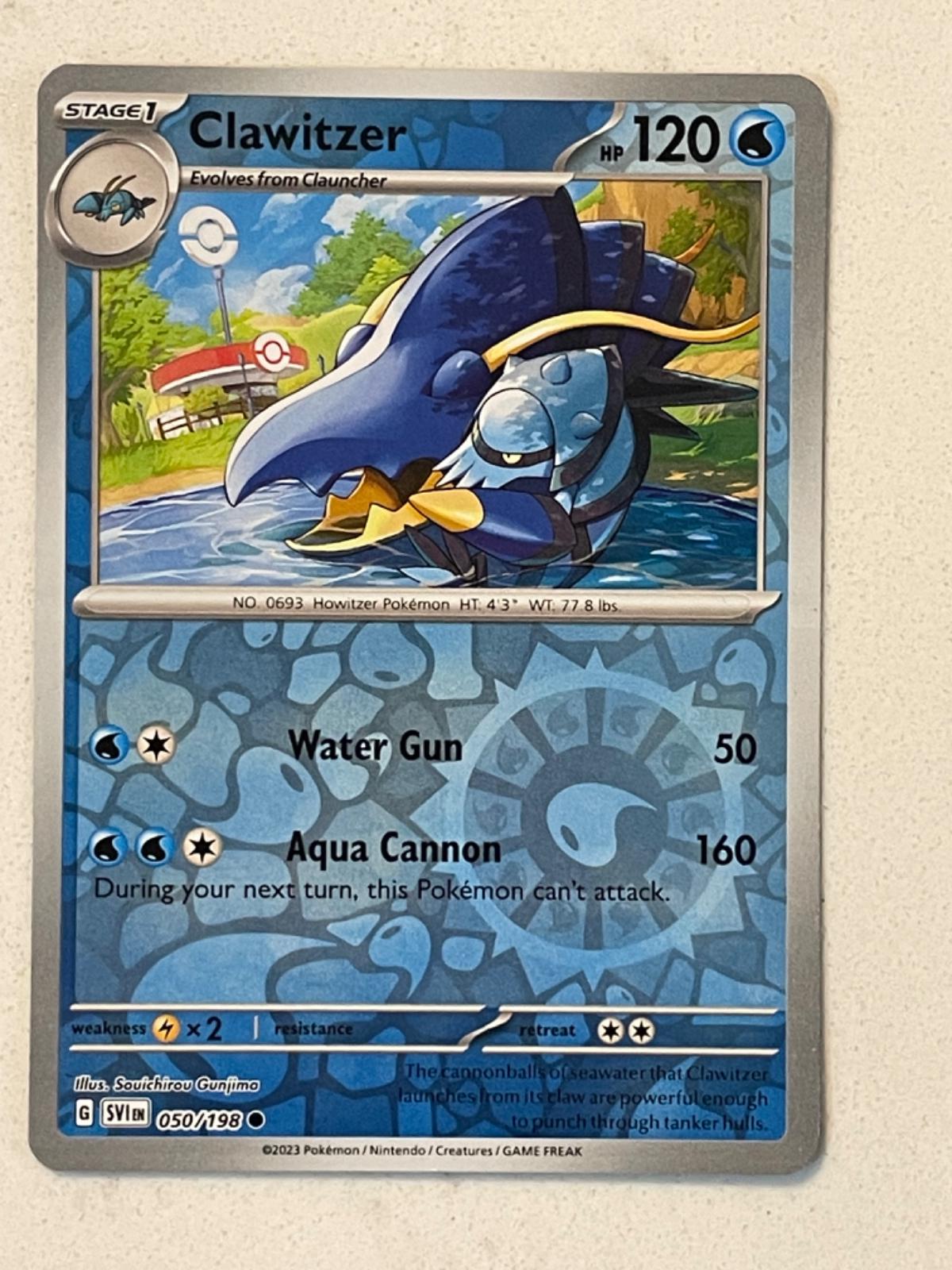 Clawitzer [Reverse Holo]