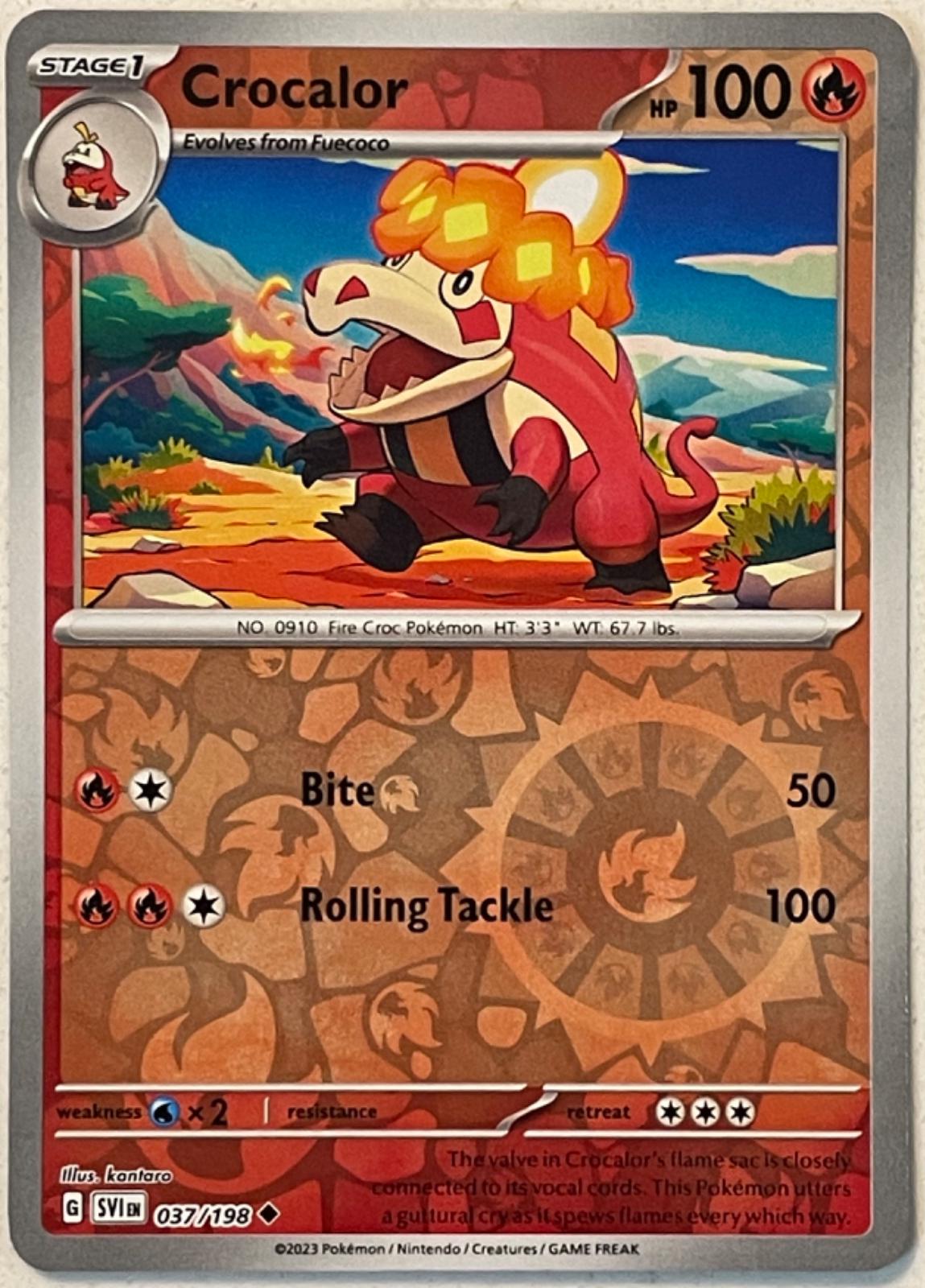 Crocalor [Reverse Holo]