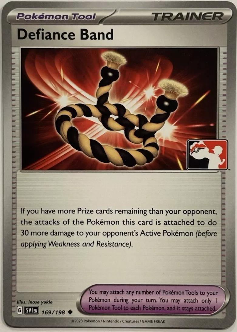 Scarlet & Violet Defiance Band [Prize-Pack] Pokémon card
