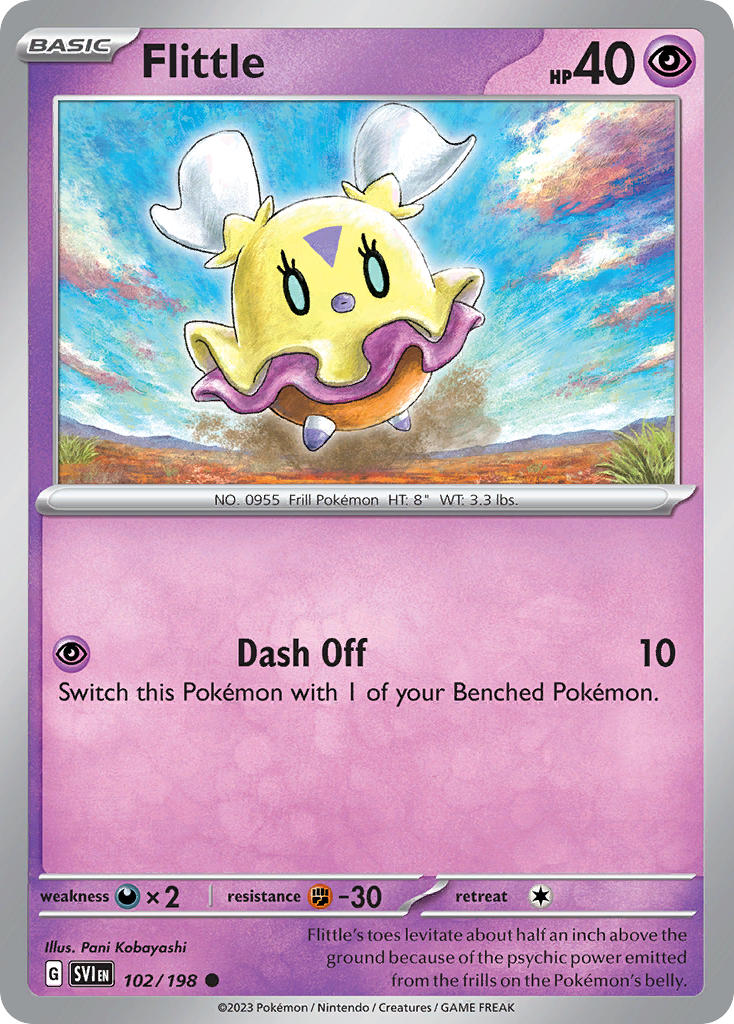Scarlet & Violet Flittle Pokémon card