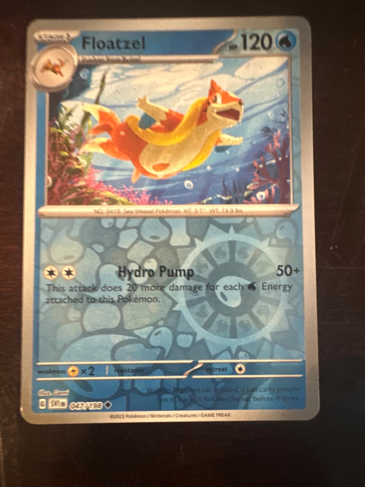 Floatzel [Reverse Holo]