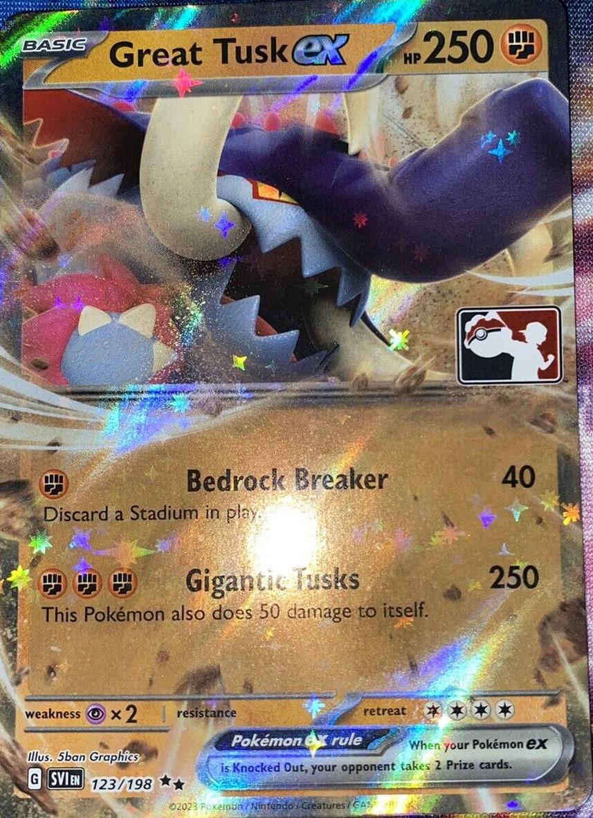 Scarlet & Violet Great Tusk EX [Play] Pokémon card