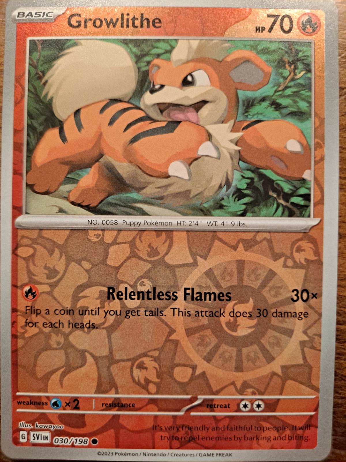 Growlithe [Reverse Holo]