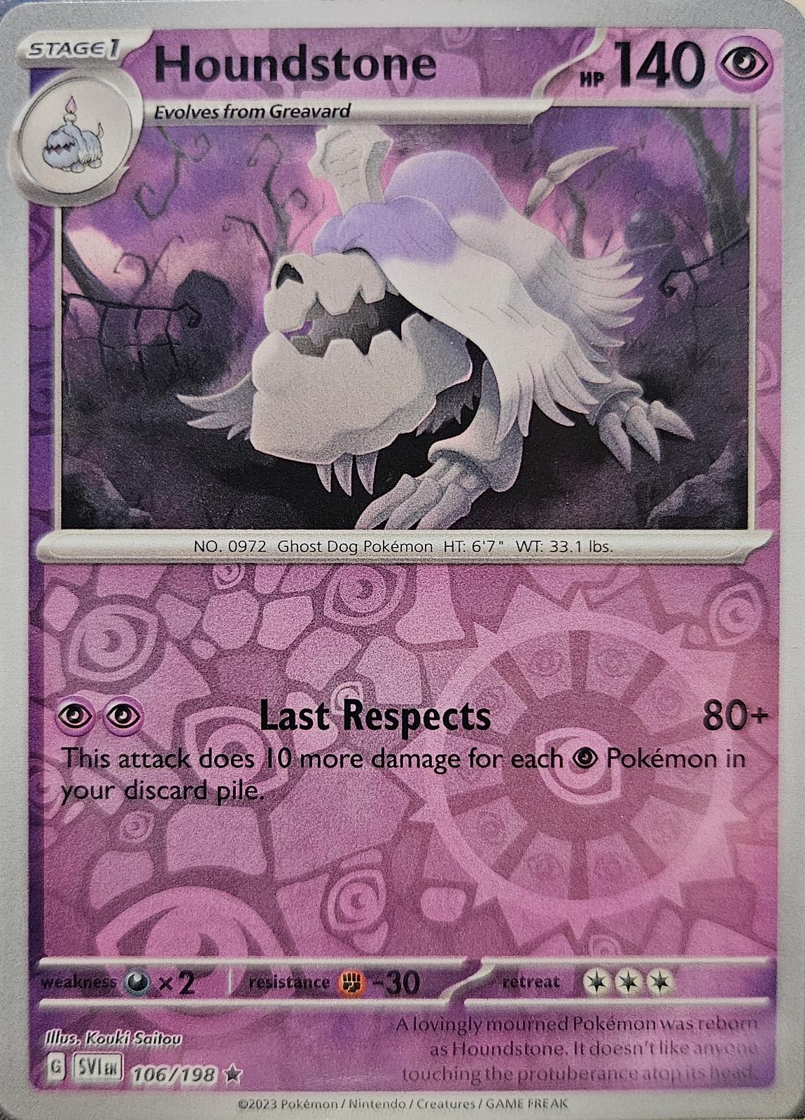 Houndstone [Reverse Holo]