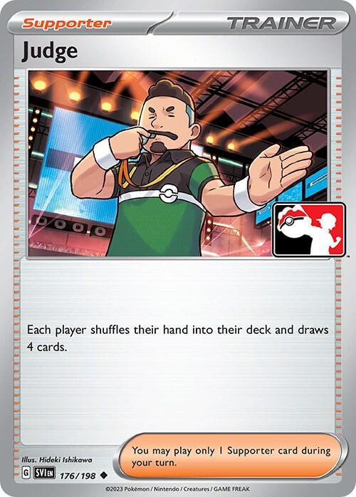 Scarlet & Violet Judge [Prize-Pack-Cosmos-Holo] Pokémon card