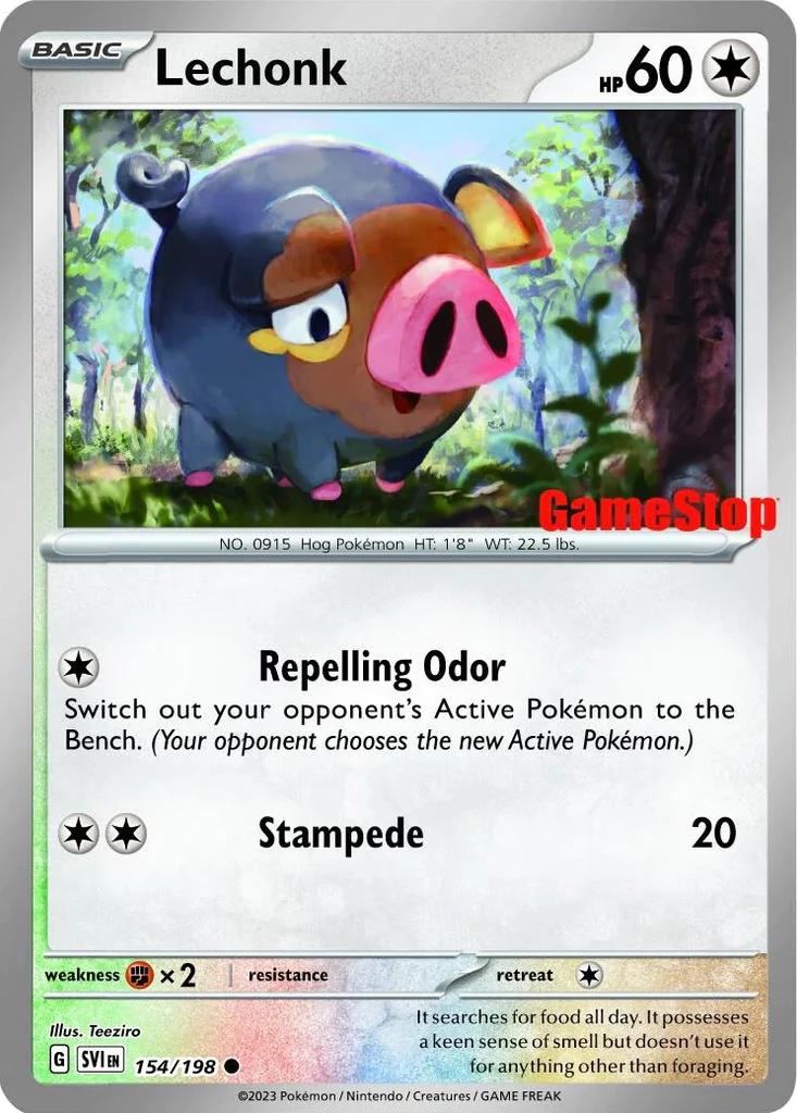 Scarlet & Violet Lechonk [Gamestop] Pokémon card