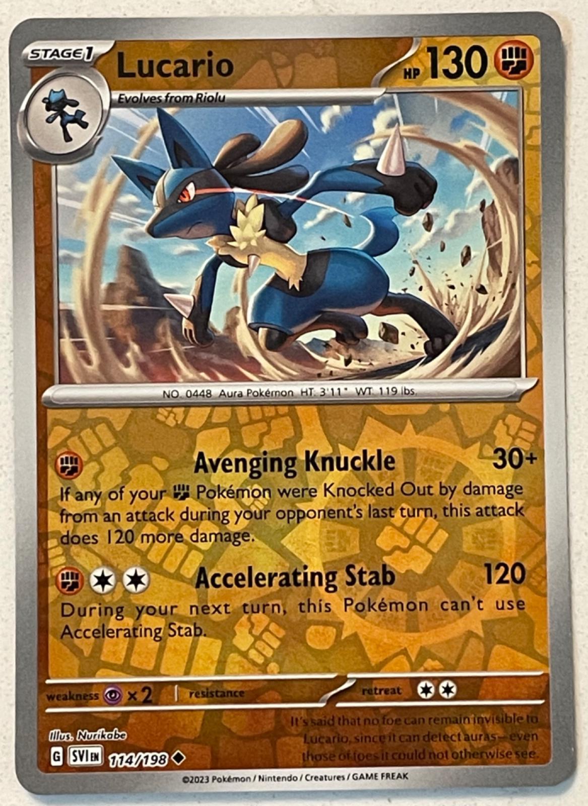 Lucario [Reverse Holo]