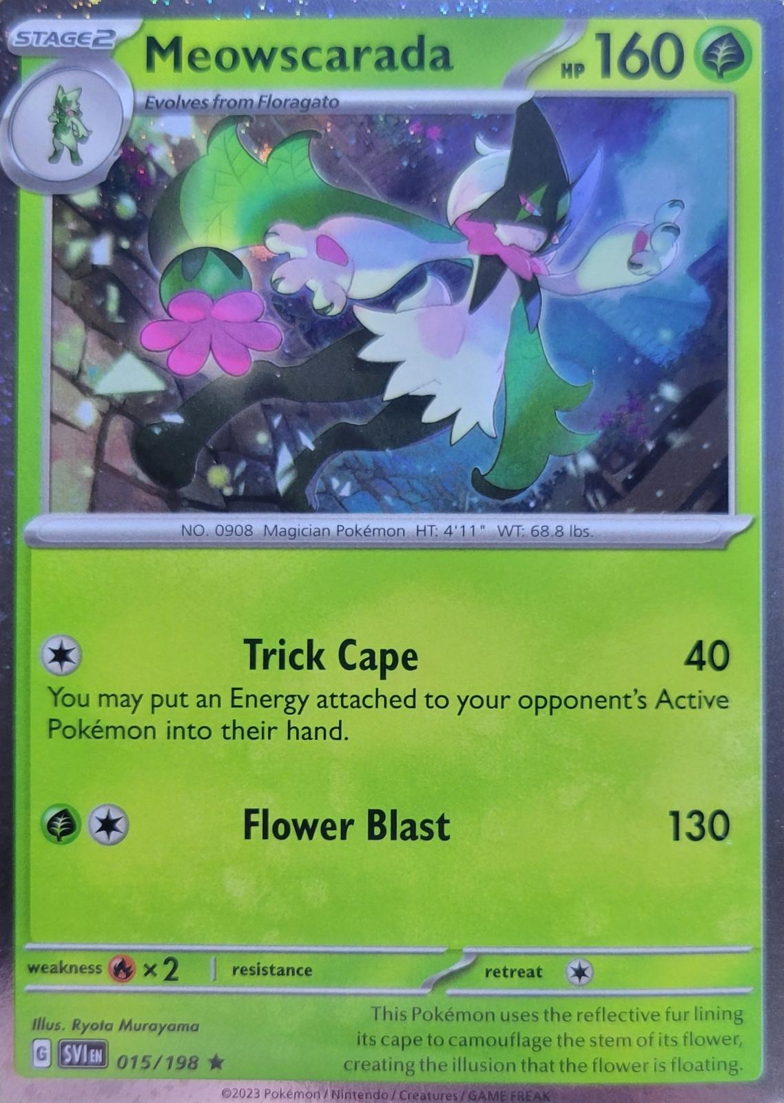 Scarlet & Violet Meowscarada [Cosmos-Holo] Pokémon card