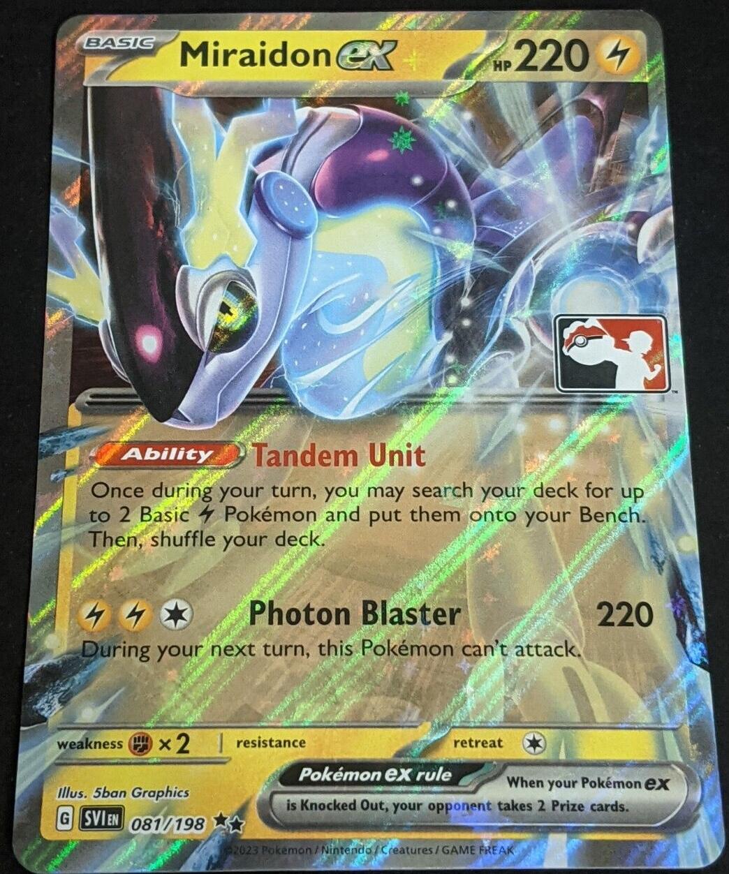 Scarlet & Violet Miraidon ex [Prize-Pack] Pokémon card