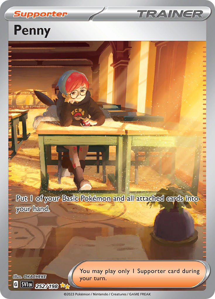 Scarlet & Violet Penny Pokémon card