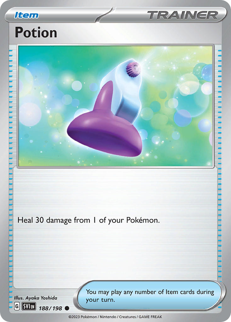 Scarlet & Violet Potion Pokémon card