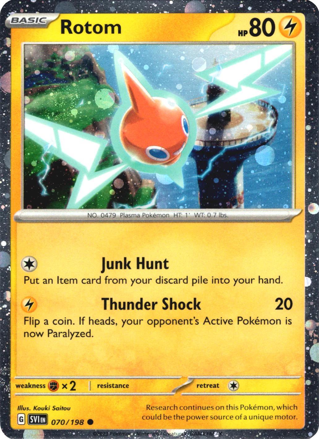 Scarlet & Violet Rotom [Cosmos-Holo] Pokémon card