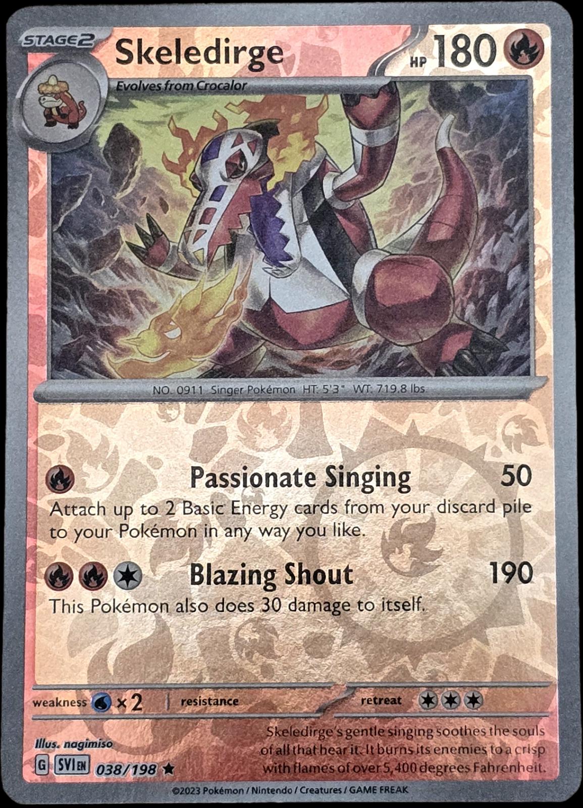Skeledirge [Reverse Holo]