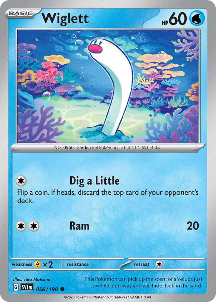Scarlet & Violet Wiglett Pokémon card