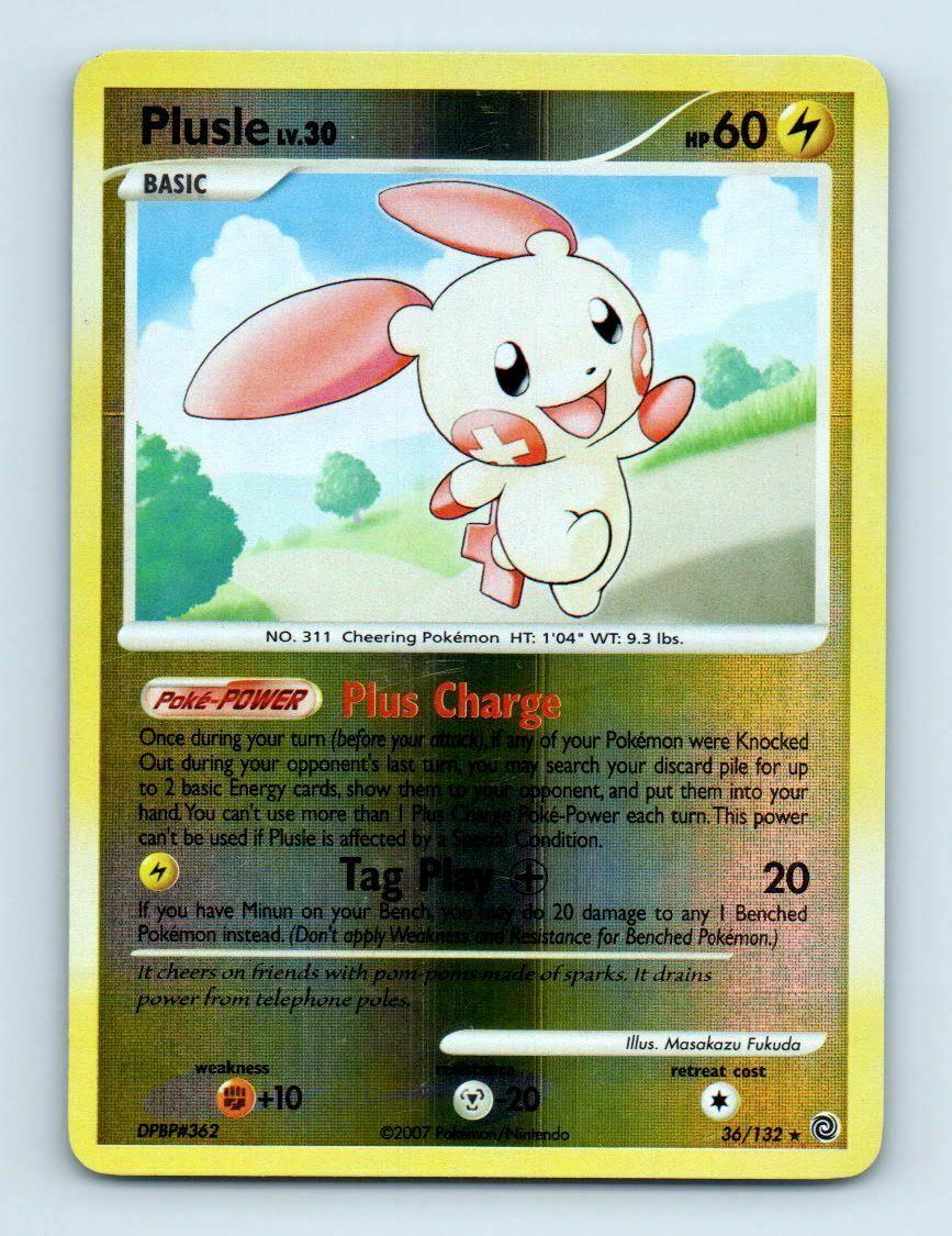 Secret Wonders Plusle [Reverse Holo] Pokémon card