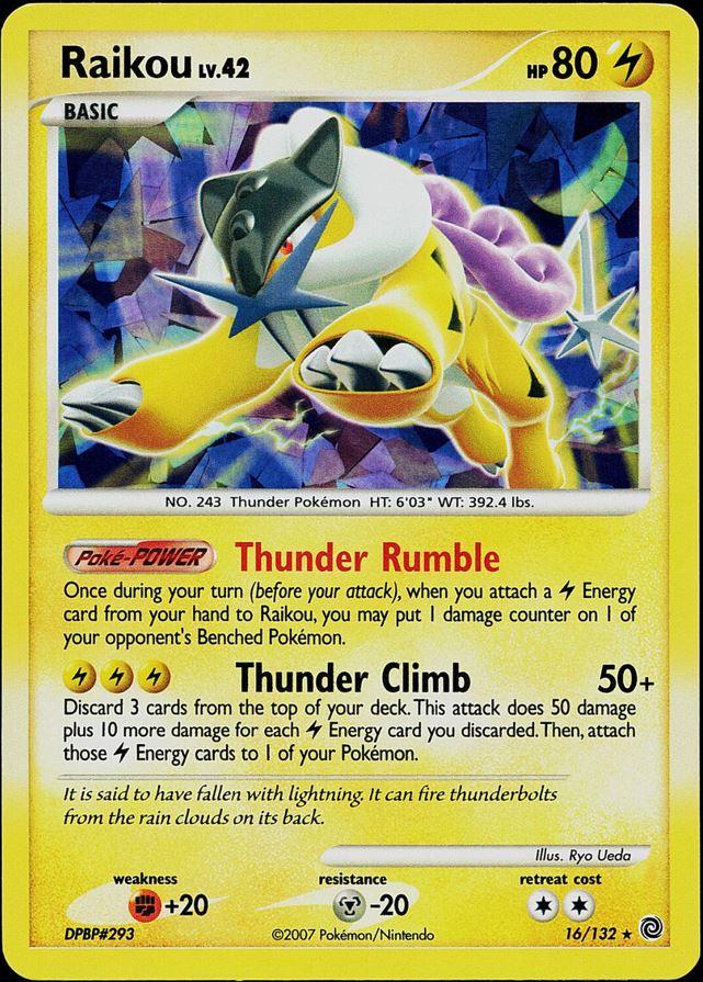 Secret Wonders Raikou [Cracked-Ice] Pokémon card