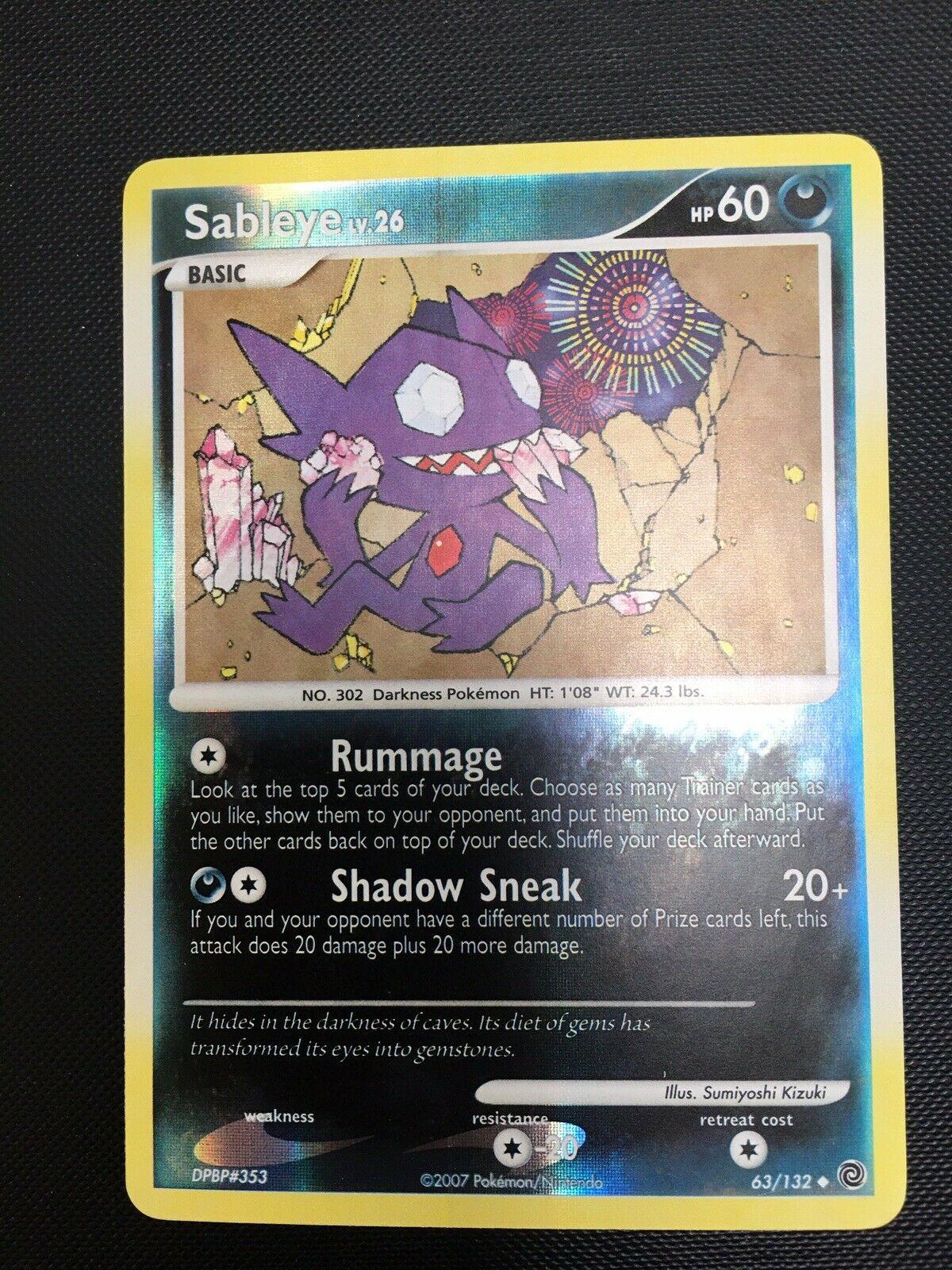 Secret Wonders Sableye [Reverse Holo] Pokémon card