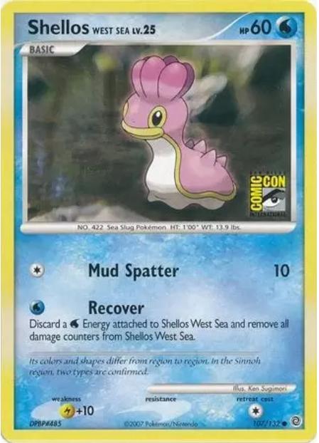 Secret Wonders Shellos West Sea [San-Diego-Comic-Con] Pokémon card