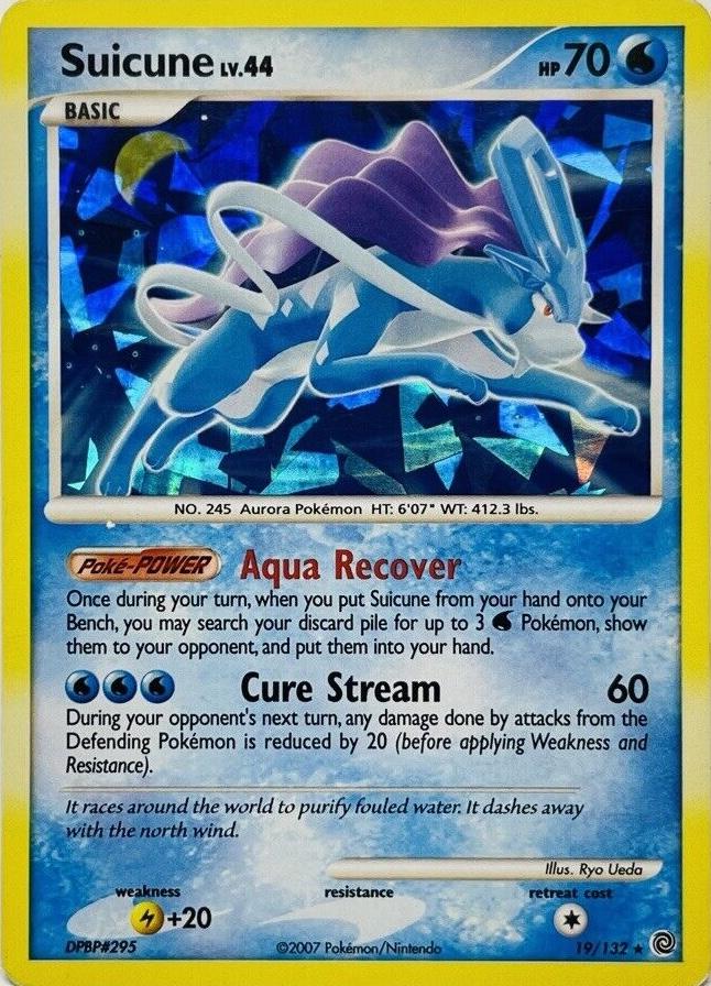 Secret Wonders Suicune [Cracked-Ice] Pokémon card