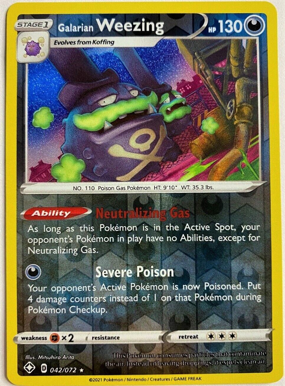 Galarian Weezing [Reverse Holo]