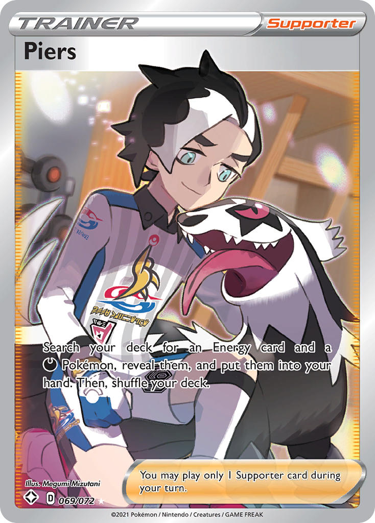 Shining Fates Piers Pokémon card