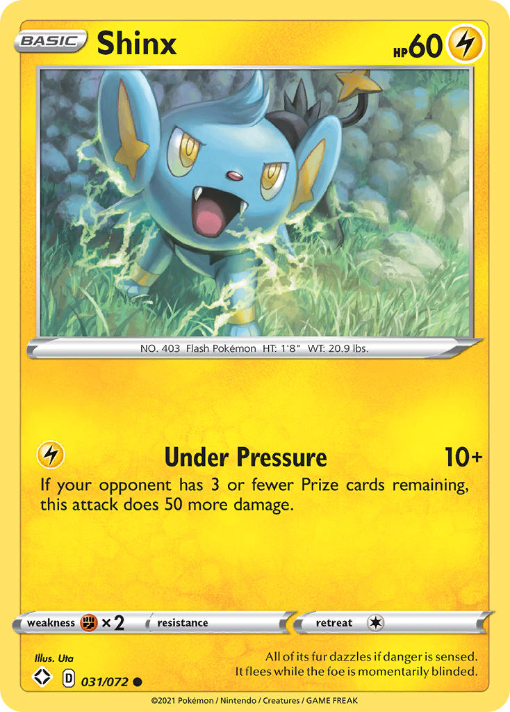 Shining Fates Shinx Pokémon card