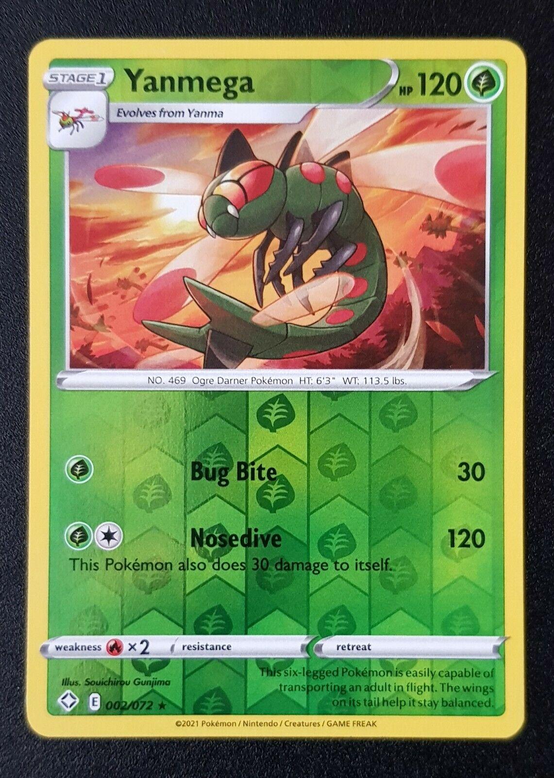 Shining Fates Yanmega [Reverse Holo] Pokémon card
