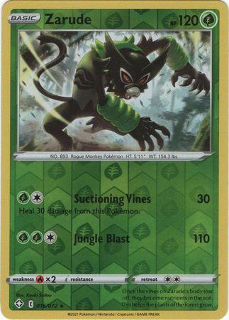 Shining Fates Zarude [Reverse Holo] Pokémon card