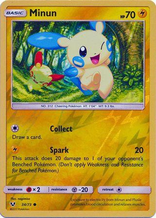 Minun [Reverse Holo]