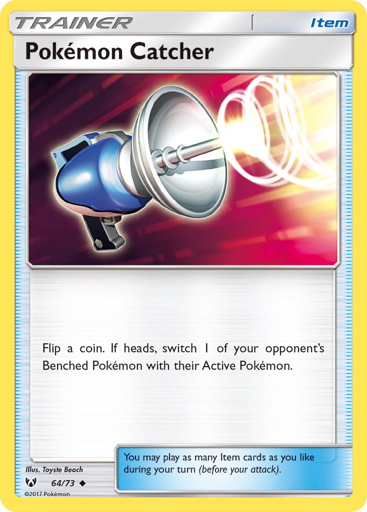 Shining Legends Pokemon Catcher Pokémon card