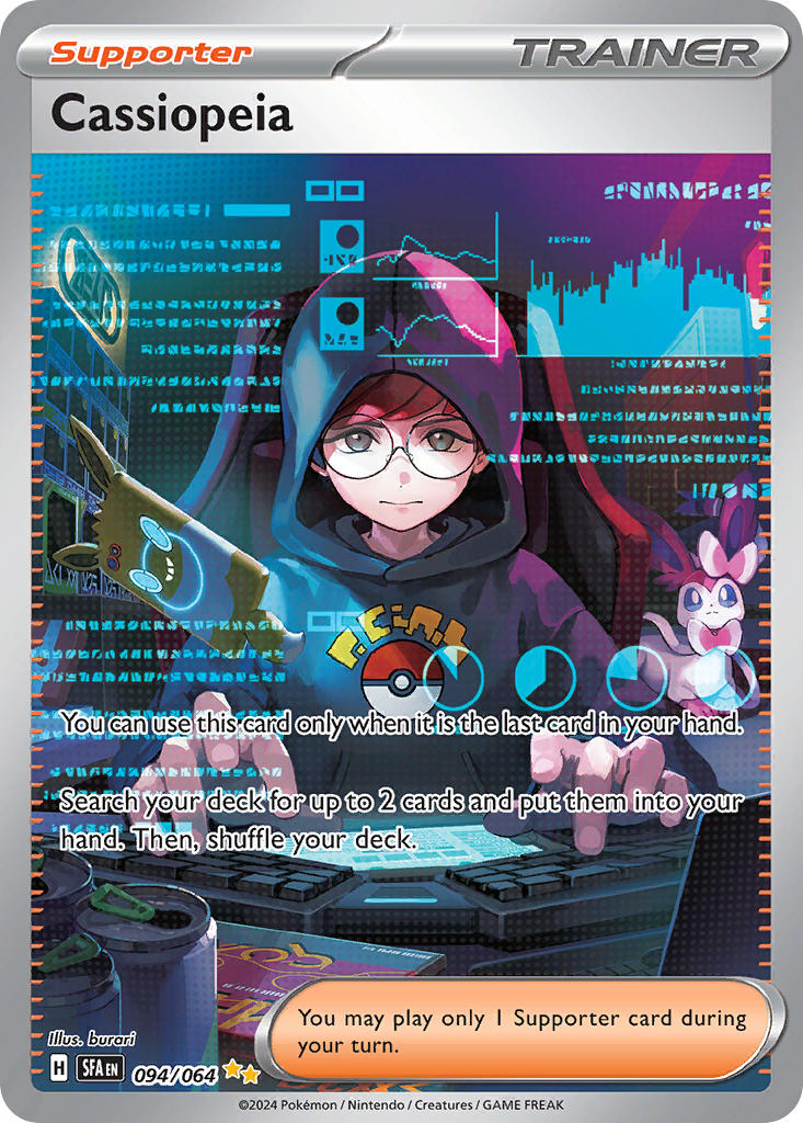 Shrouded Fable Cassiopeia Pokémon card