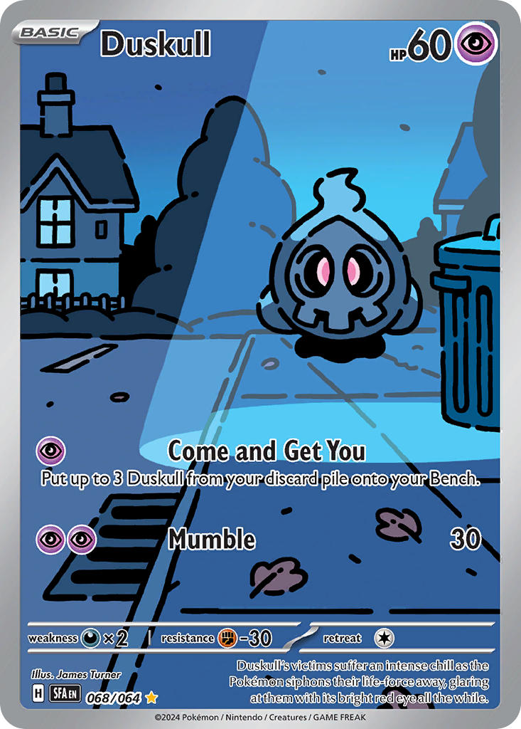 Shrouded Fable Duskull Pokémon card